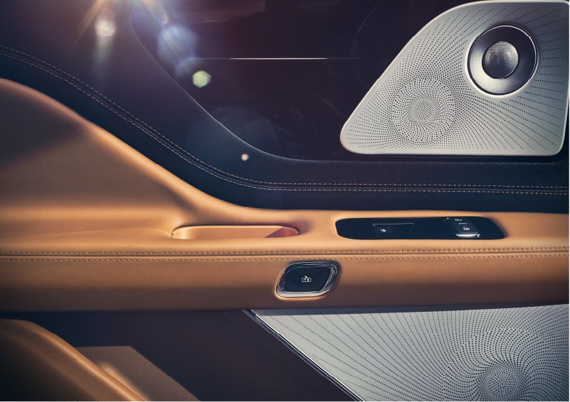 An array of available audio speakers are shown in a 2023 Lincoln Aviator® SUV | Lincoln of Cutler Bay in Miami FL