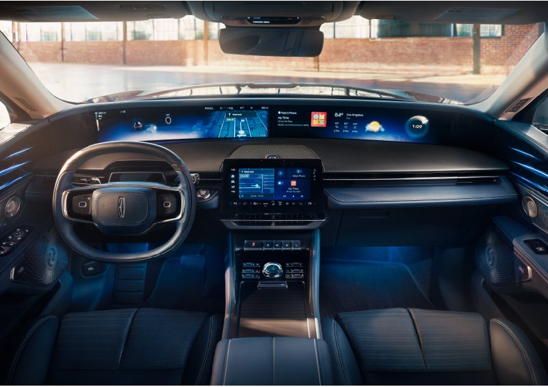 The panoramic display is shown in a 2024 Lincoln Nautilus® SUV. | Lincoln of Cutler Bay in Miami FL