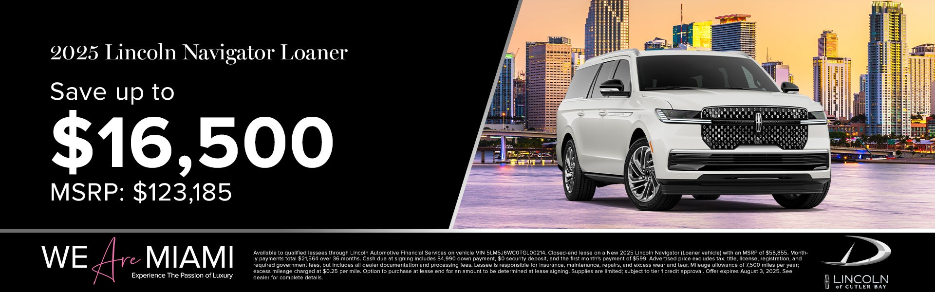 Save up to $16,500 on 2025 Lincoln Navigator Loaner 