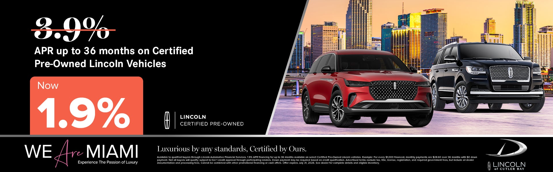 Certified Pre-Owned Lincoln Vehicles