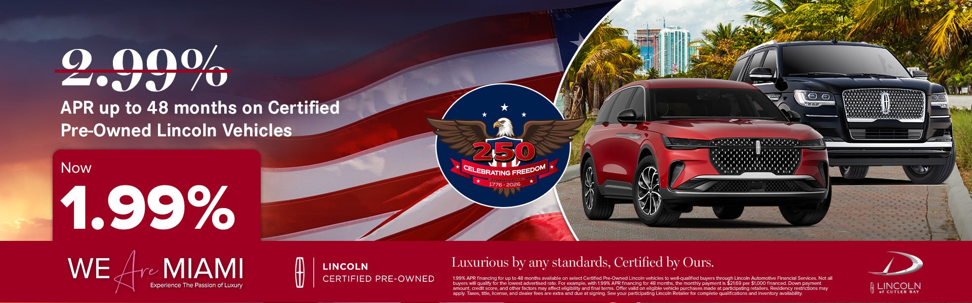 1.99% APR up to 48 months
