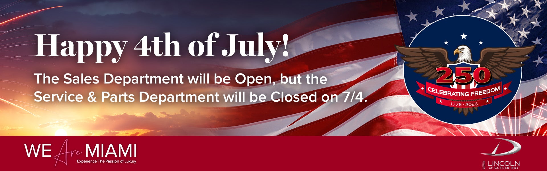 July 4th Hours