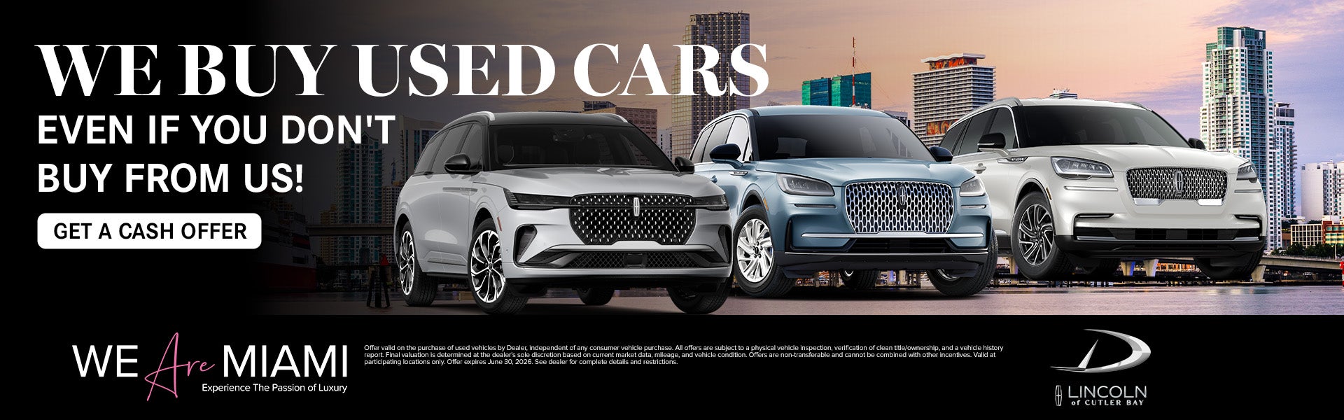 We Buy Used Cars