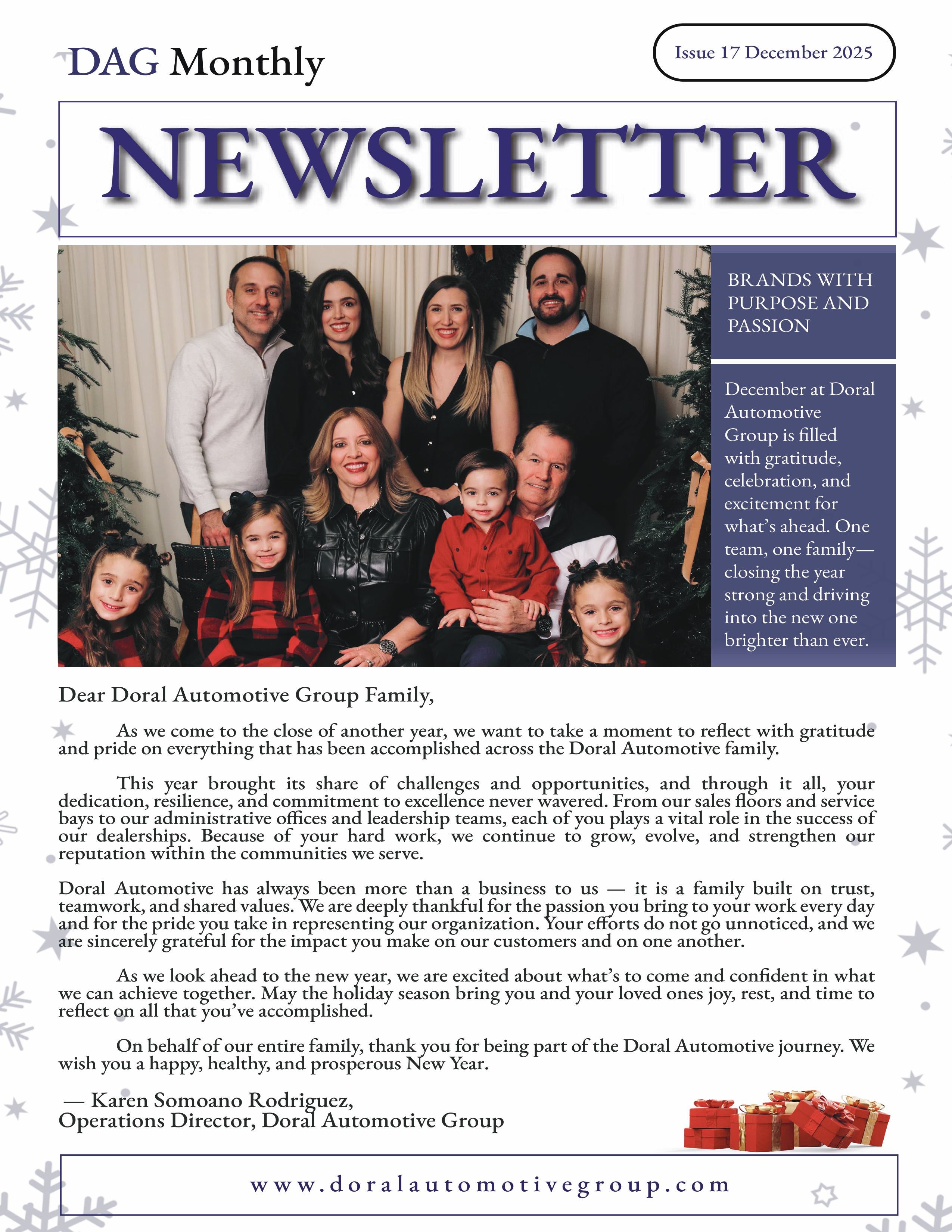 December 2025 Newsletter